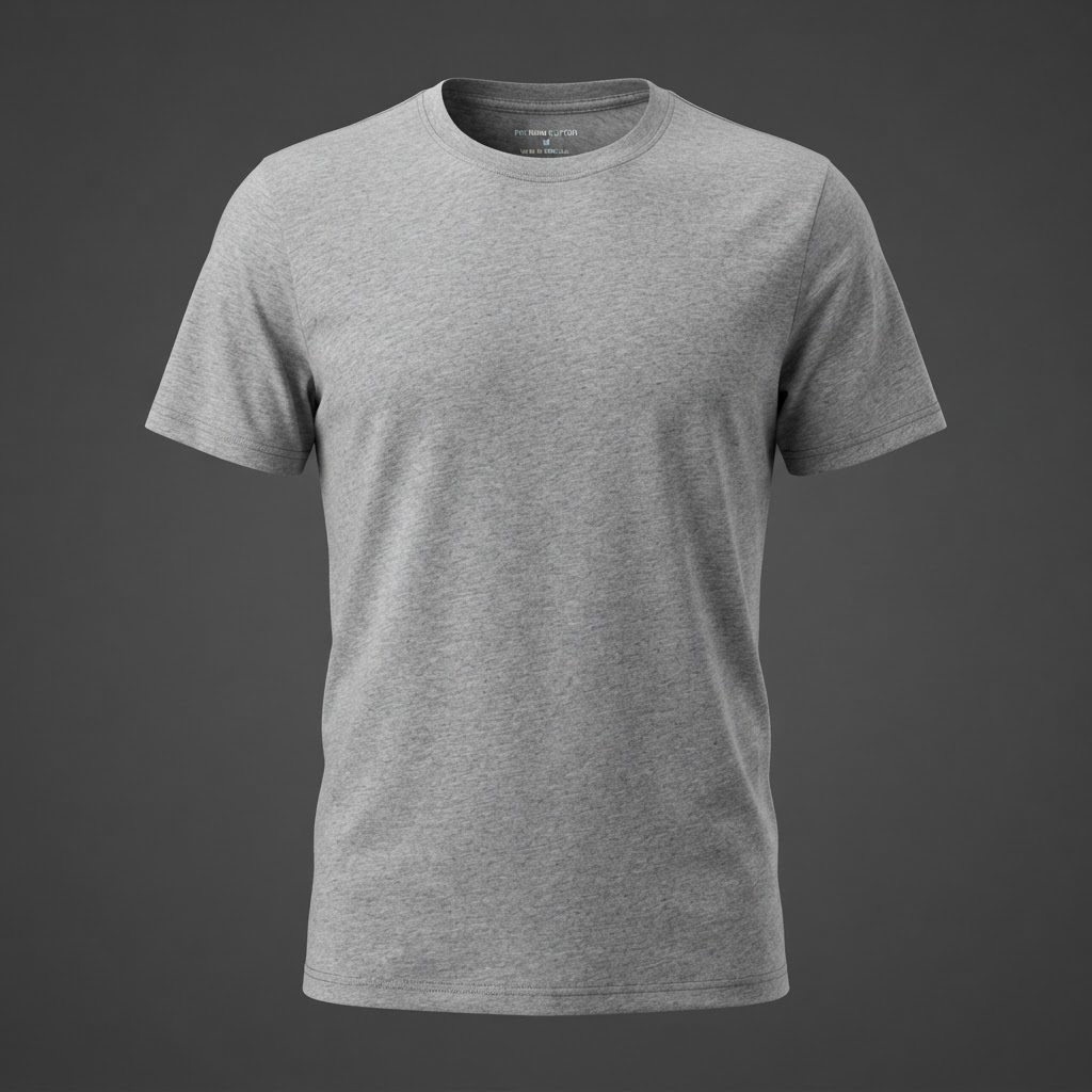 Camiseta básica cinza